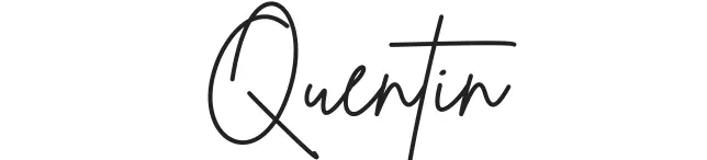 Quentin signature from Wander in Asia
